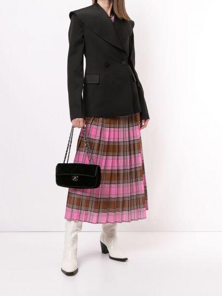 Bolsa de hombro acolchada con estampado de rombos Chanel Pre-owned