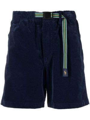 Pantaloni scurți de catifea Polo Ralph Lauren albastru