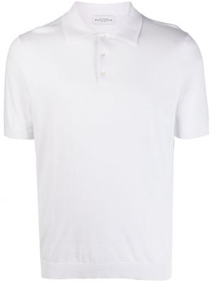 Памучна поло тениска Ballantyne бяло