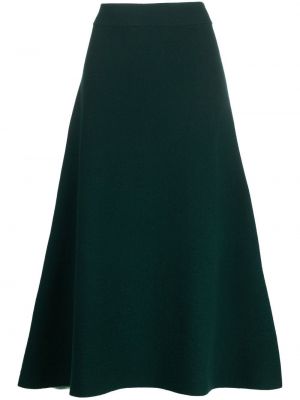 Midi sukně Jil Sander zelené