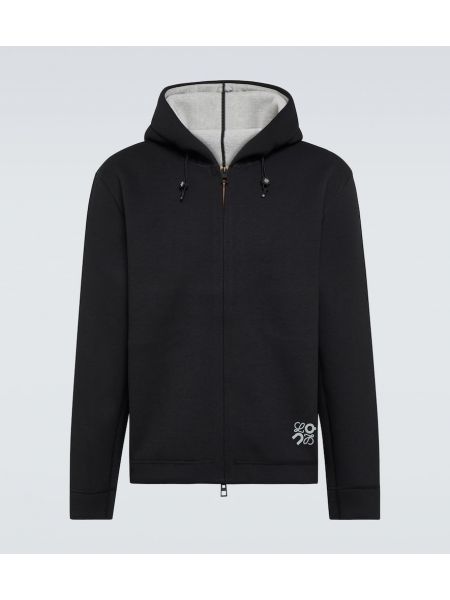 Jersey hoodie Loewe schwarz