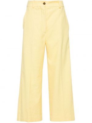 Rovné kalhoty Patou žluté