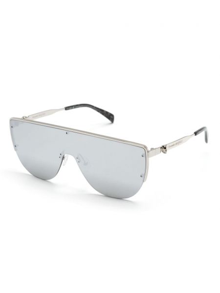 Okulary przeciwsłoneczne Alexander Mcqueen Eyewear srebrne
