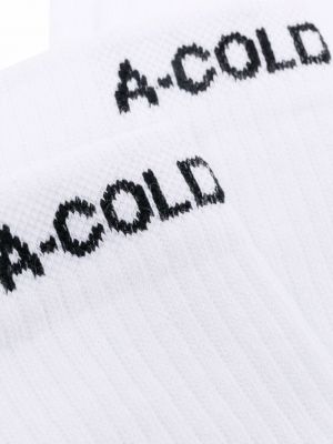 Calcetines con estampado A-cold-wall* blanco
