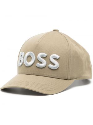 Cappello con visiera Boss marrone