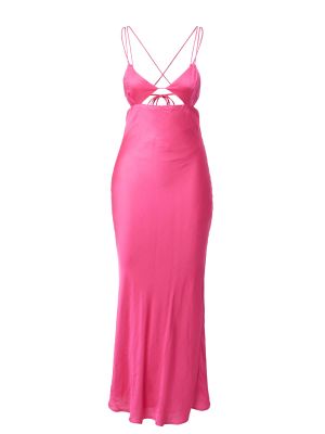 Rochie de seară fără mâneci din viscoză din poliester Bardot - roz