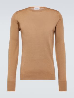 Шерстяной свитер John Smedley коричневый