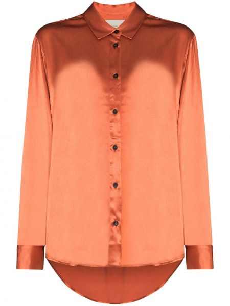 Рубашка на пуговицах Asceno, оранжевая