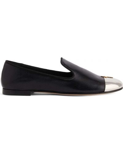 Skinn loafers Giuseppe Zanotti svart