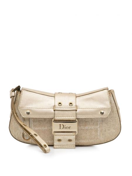 Clutch torbica Christian Dior Pre-owned zlatna