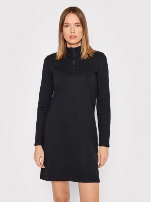 DKNY Úpletové šaty DD1GN47E Černá Regular Fit