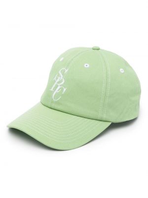 Cappello con visiera ricamato Sporty & Rich verde