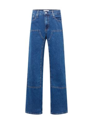 Loose fit kavbojke Calvin Klein Jeans modra