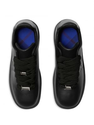 Sneakers di pelle Burberry nero
