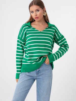 Ριγέ πουκάμισο Lafaba πράσινο
