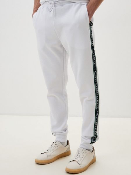 Спортивные штаны Lacoste белые