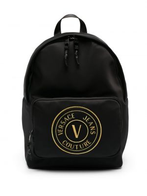 Rucksack mit stickerei mit reißverschluss Versace Jeans Couture