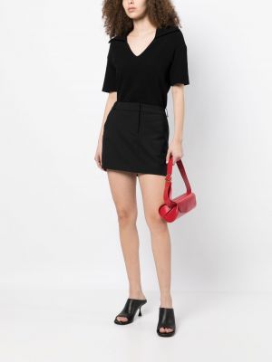 Vlněné mini sukně 0711 černé