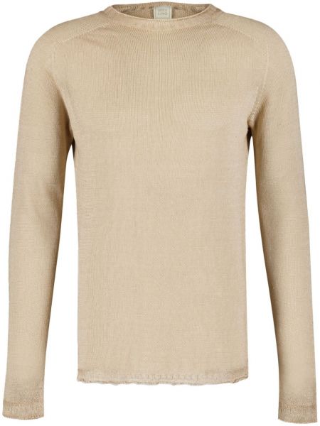 Lniany sweter 120% Lino beżowy