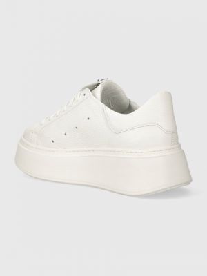 Bőr sneakers Wojas fehér