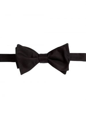 Однотонный шелковый галстук Giorgio Armani черный