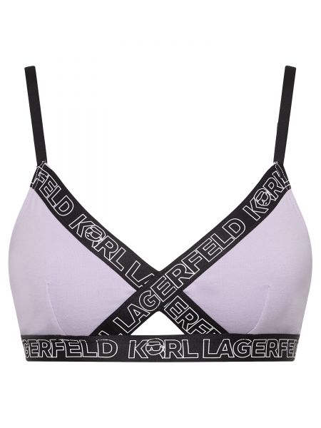 Karl Lagerfeld Podprsenka 'Ikonik 2.0'  pastelovo fialová / čierna / biela