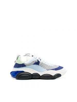 Sneakersy Moschino niebieskie