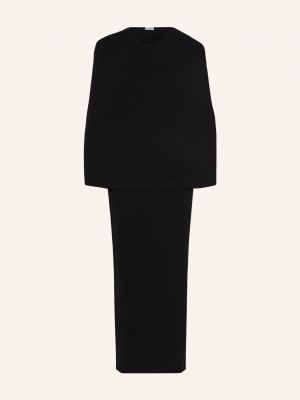 Sukienka z dżerseju Loewe czarna
