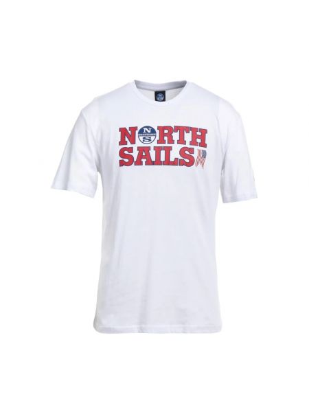 Koszulka bawełniana North Sails biała