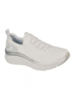 Sneakersy wsuwane Skechers białe