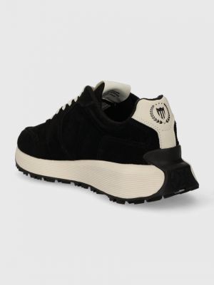 Velúr sneakers Gant fekete