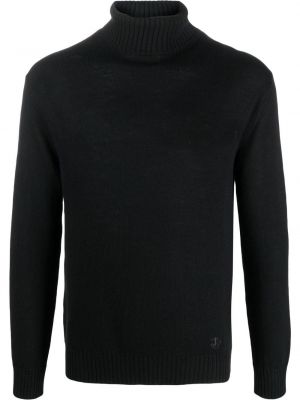 Pleteni džemper Jil Sander crna