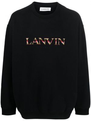Sweatshirt mit rundhalsausschnitt mit stickerei Lanvin