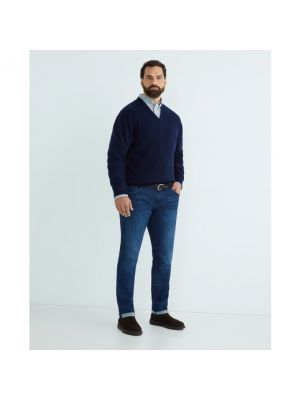 Jersey de lana de tela jersey Hackett azul