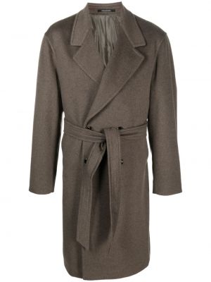 Kašmírový kabát Tagliatore hnědý