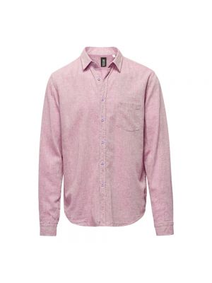 Koszula bawełniana Bomboogie różowa