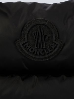 Ватирани шопинг чанта Moncler черно