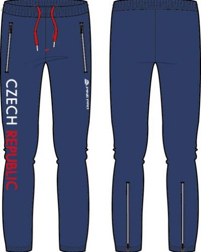 Teplákové nohavice Alpine Pro modrá
