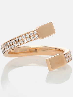 С ромбами с бриллиантом кольцо Repossi, золотой