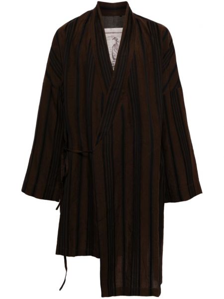 Asümmeetrilised mantel Ziggy Chen pruun