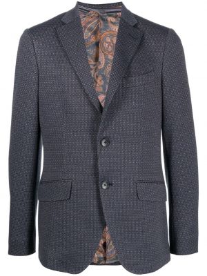 Ull lang blazer Etro blå