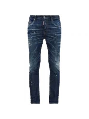 Slim fit skinny jeans mit taschen Dsquared2 blau