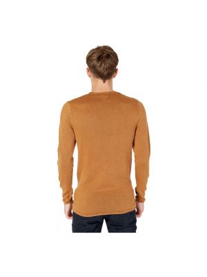 Dzianinowy sweter Only & Sons brązowy