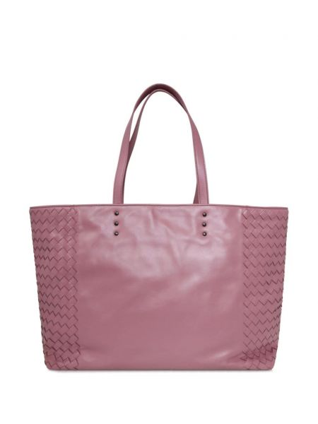 Shopper torbica Bottega Veneta Pre-owned ružičasta