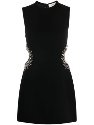 Коктейлна рокля с кристали A.l.c. черно