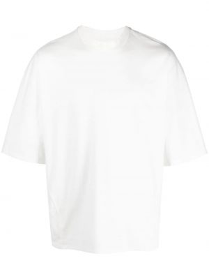 Памучна тениска с кръгло деколте Reebok бяло