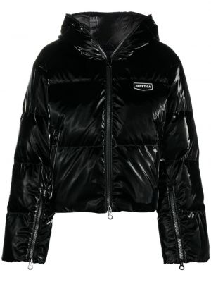 Pernata jakna s kapuljačom Duvetica crna