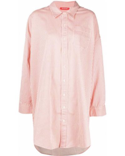 Vestido camisero con botones Denimist rosa