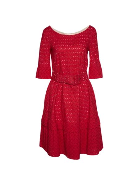 Sukienka bawełniana Marni Pre-owned czerwona