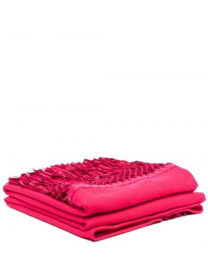 Sciarpa con frange Christian Dior rosa